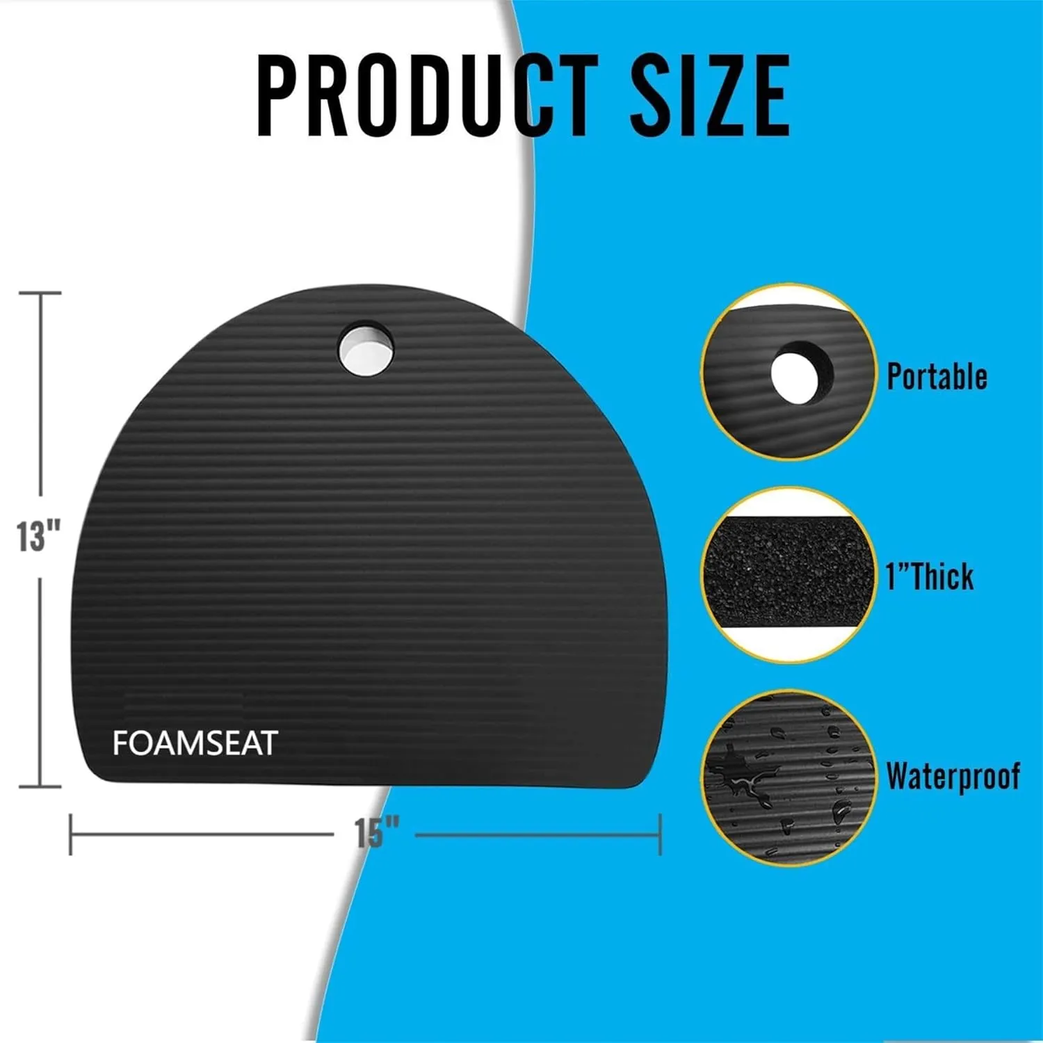 Stadium Seat Cushion, Bleacher Cushion, Portable and Waterproof Stadium Cushion, Perfect for Outdoor Events Use