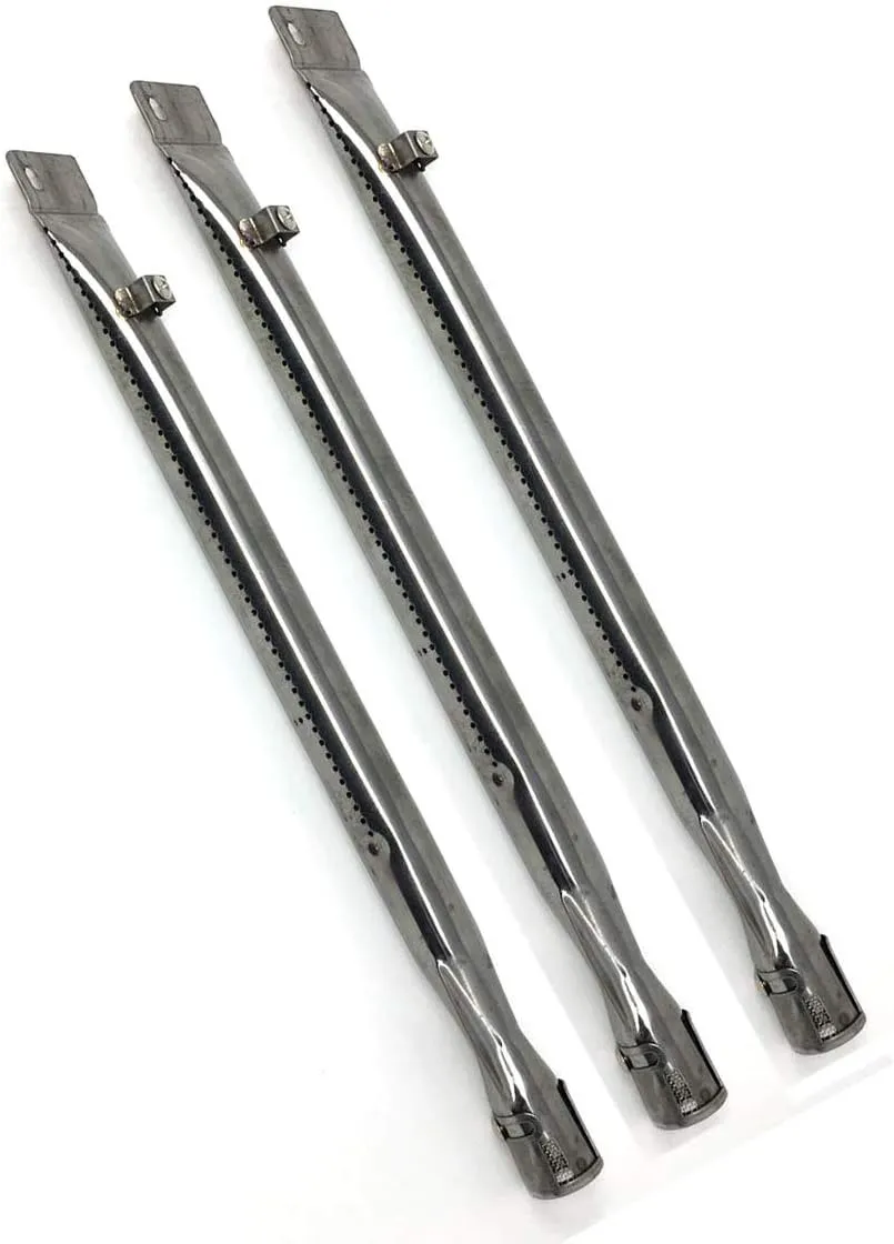 Stainless Steel Burner Replacement for Select Lowes 3618ST, GD4215S, GD4825, GD4825S, GD4833, Master Forge & Savor Pro (3-PK) Gas Grill Models