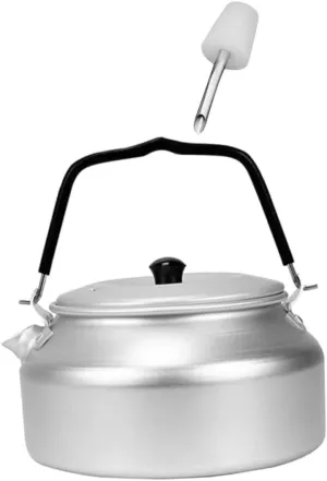 Stainless Steel Camping Pot 0.9l Outdoor Tea Kettle Portable Stovetop Easy Clean Versatile for Outdoor Home Use