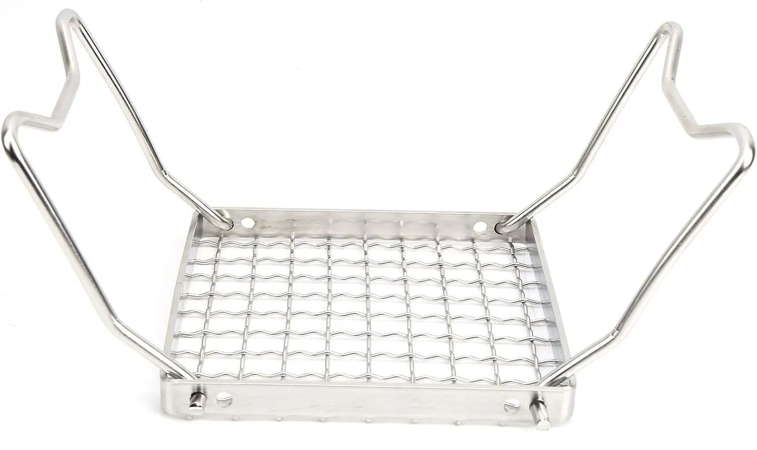 Stainless Steel Folding Grill, Portable Outdoor Barbecue Stove, BBQ Camping Firewood Stove for Outdoor Sports, Mountaineering