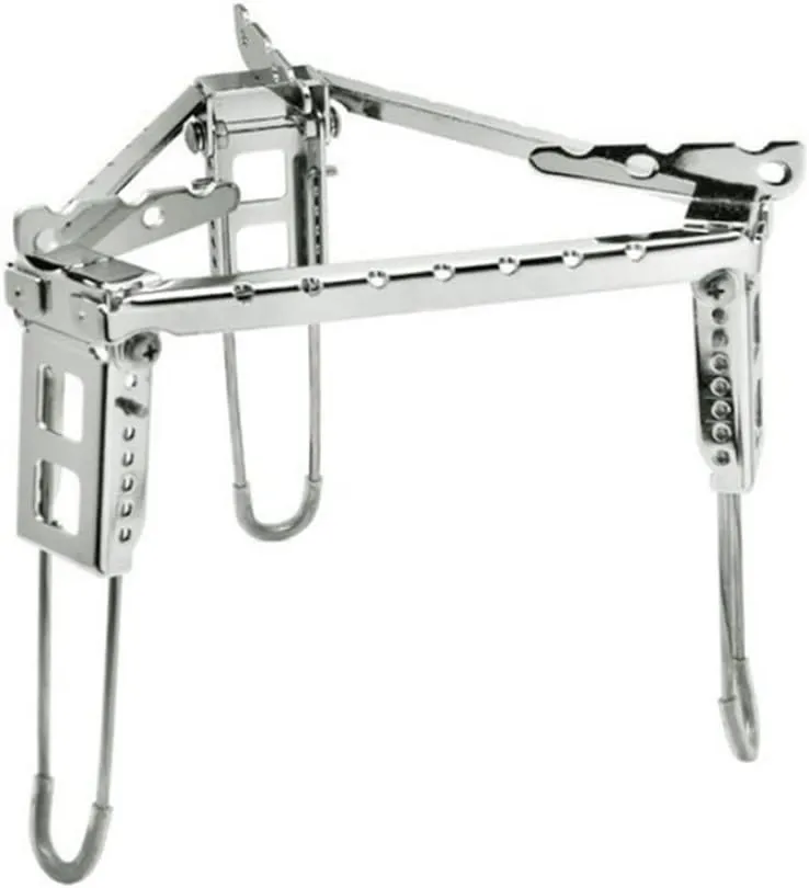 Stainless Steel Picnic Tripod Camping Pot Stand Outdoor Cookware Stand Folding BBQ Bracket BBQ Bracket