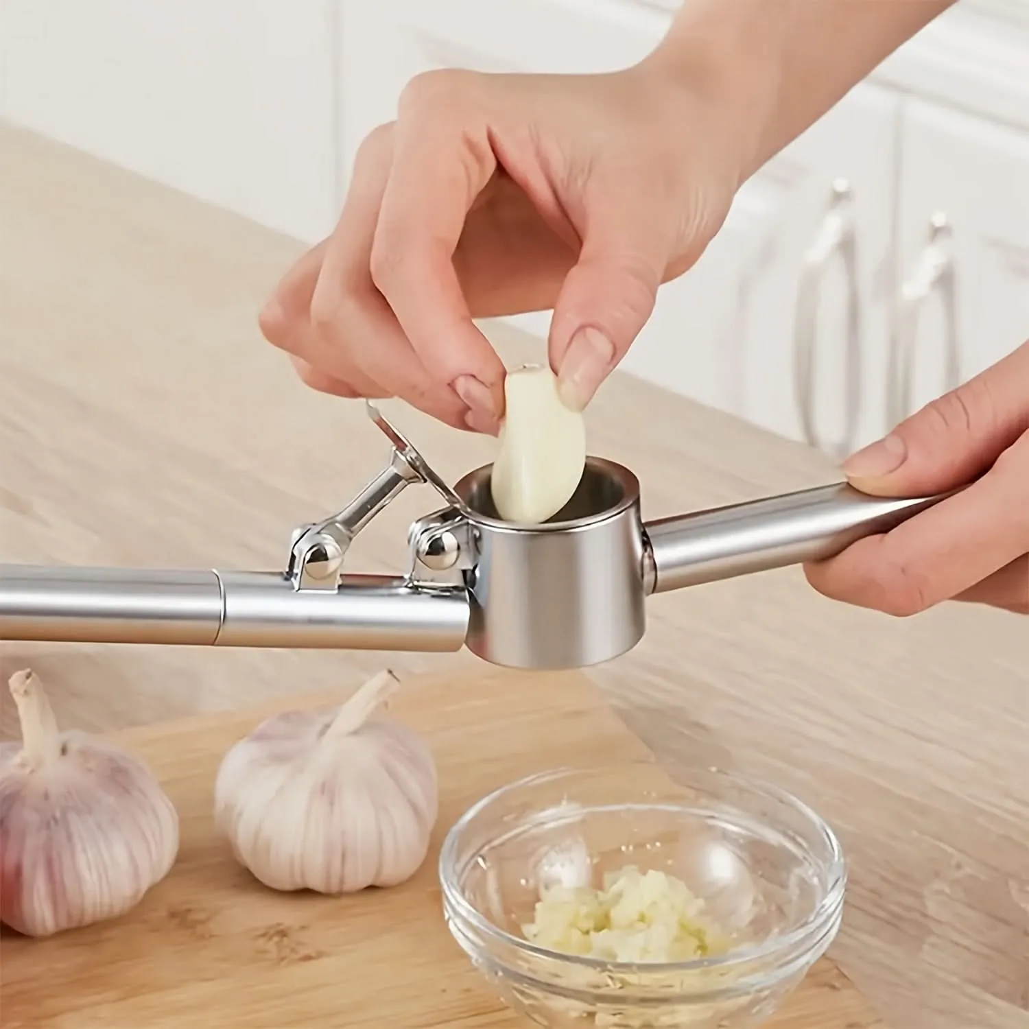 Stainless Steel Washable Garlic Crusher Tool