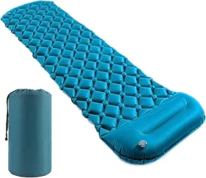 Star Smart Sleeping Pad for Camping Inflatable Backpacking Pad with Pillow, Ultralight Durable Camping Mattress,Hiking Air Mat,Camp Sleep Pad for Hiking Traveling & Outdoor Activities