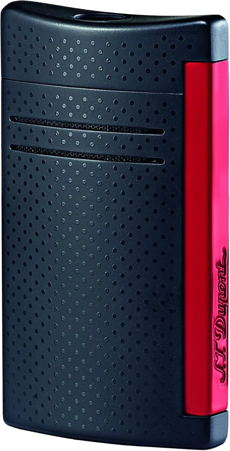 S.T.Dupont 020160N MaxiJet Lighter Punch, Black & Red