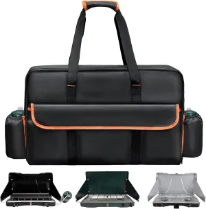 Stove Carrying Case Compatible with Coleman, Stove Carry Bag Compatible with Coleman Gas Camping 2 Burner Stove, Triton Stove, for Camp Chef Everest 2 Burner Stove Camp Stove