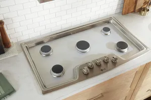 StoveGuard Model# SGSX365FS, USA-Made, Custom Designed & Precision Cut Stove Cover for Gas Stove Top, Lite Thermador Gas Range Stove Top Protector
