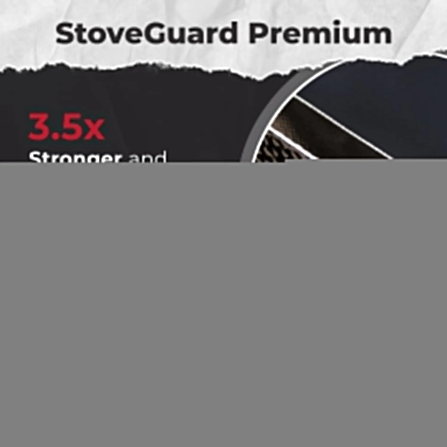StoveGuard USA-Made, Custom Designed & Precision Cut Stove Cover for Gas Stove Top, Premium 6x Thicker Heavy-Duty Wolf Gas Range, Model# SRT304LP