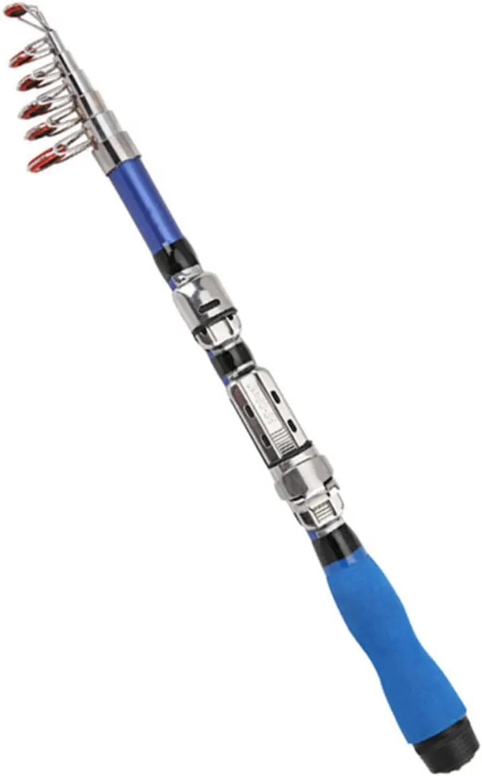 SUPVOX 3pcs Boat Fishing Rod Carbon Fiber Fishing Rod Telescopic Fishing Rod Fishing Pole Portable Small Sea