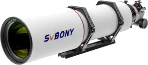 SVBONY SV550 APO Telescope, 122mm F7 Triplet Apochromatic Refractor, Professional Astronomical Telescope with 300mm Versatile V-Style Dovetail for Deep Space Astrophotography and Visual with Bag