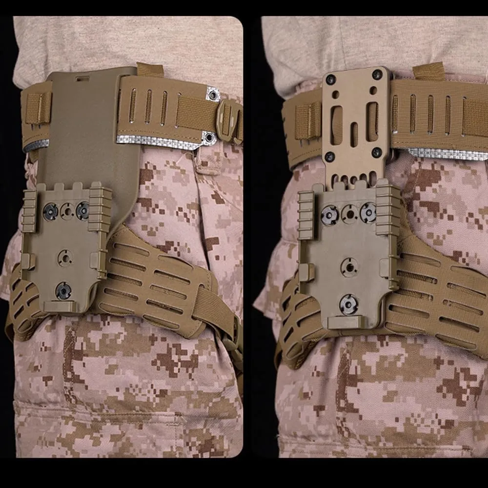 Tactical Side Kick Holster Foam Pad MOLLE Drop Leg Strap Comfortable Padding Thigh Strap for 3-Hole Holster Adapter