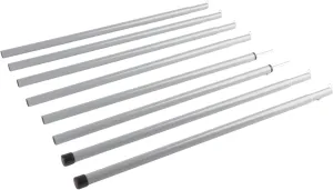 Tarp Poles Adjustable,Rod Tent Pole Replacement Accessorie Outdoor Iron Canopy Porch Tent Beach Tents Tarp Cover Awning Upright Supporting