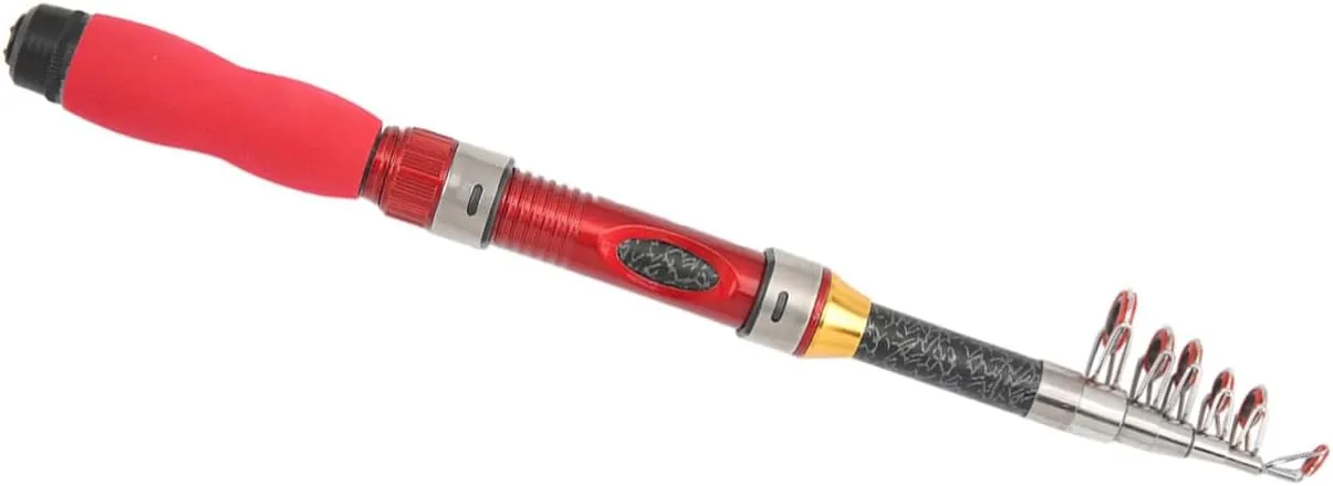 Telescopic Fishing Rod Fishing Travel Rod Telescopic Fishing Pole Fishing Poles Glass Outdoor