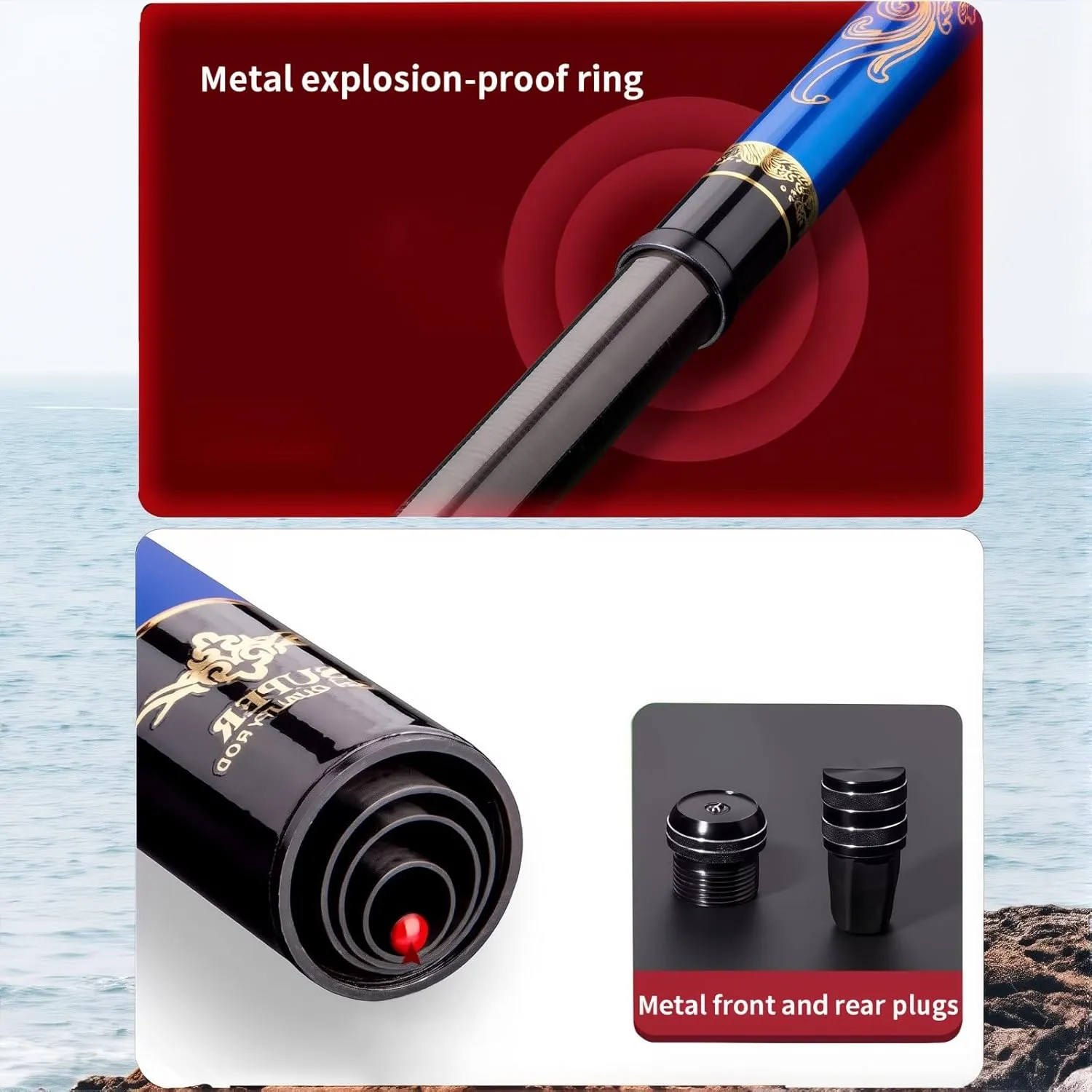 Telescopic Fishing Rods Ultralight Carbon19 Tone 3.6m 3.9m 4.5m 4.8m 5.4m 5.7m 6.3m 7.2m 8.1m 9m Travel Fishing Pole Travel Rods Rivers Lakes Reservoirs Streams