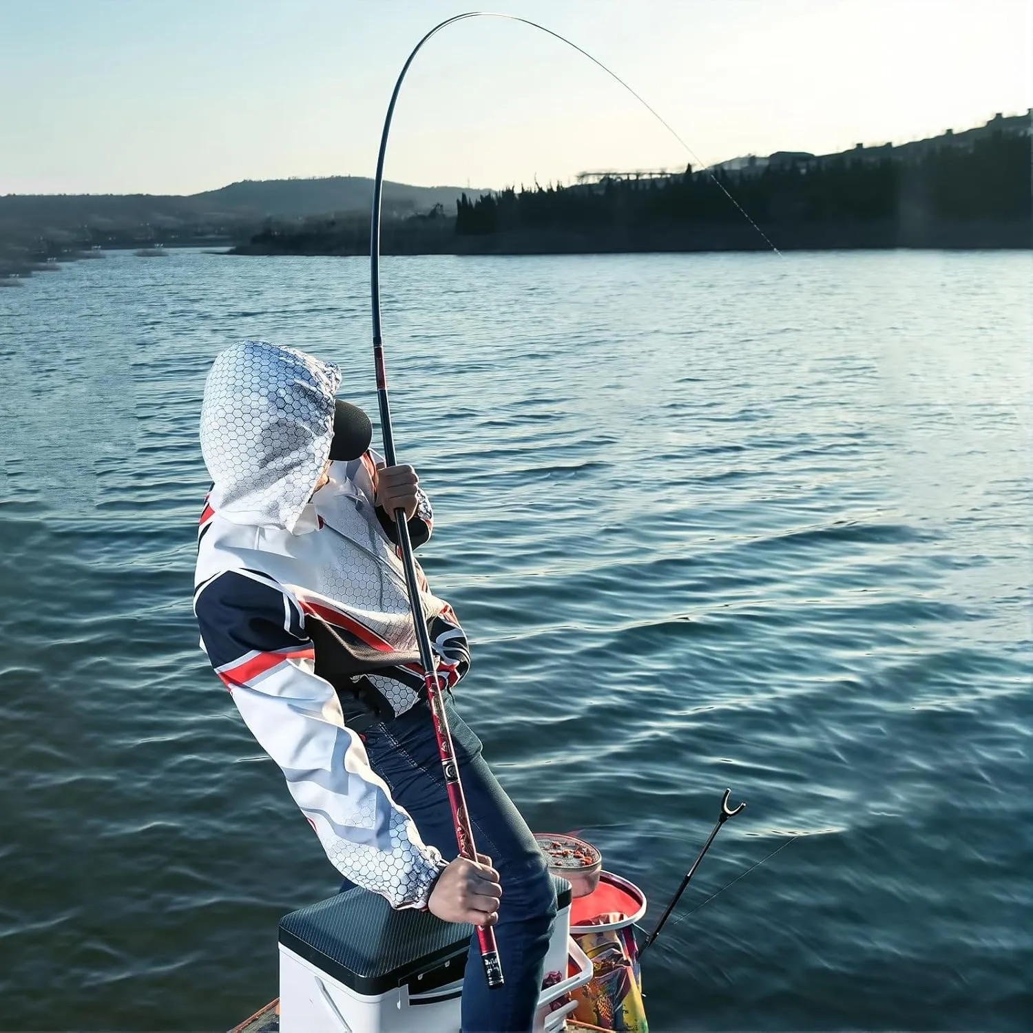 Telescopic Fishing Rods Ultralight Carbon19 Tone 3.6m 3.9m 4.5m 4.8m 5.4m 5.7m 6.3m 7.2m 8.1m 9m Travel Fishing Pole Travel Rods Rivers Lakes Reservoirs Streams