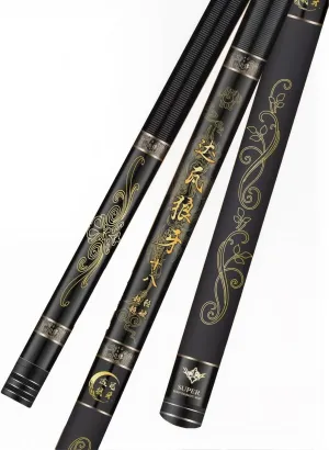 Telescopic Fishing Rods Ultralight Carbon19 Tone 3.6m 3.9m 4.5m 4.8m 5.4m 5.7m 6.3m 7.2m 8.1m 9m Travel Fishing Pole Travel Rods Rivers Lakes Reservoirs Streams