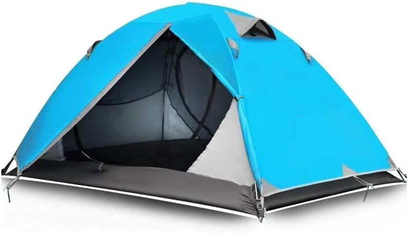 Tent - Easy & Quick Setup Camping Tent, Professional Waterproof Windproof Fabric, Anti-UV, Double Layer