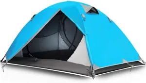 Tent - Easy & Quick Setup Camping Tent, Professional Waterproof Windproof Fabric, Anti-UV, Double Layer