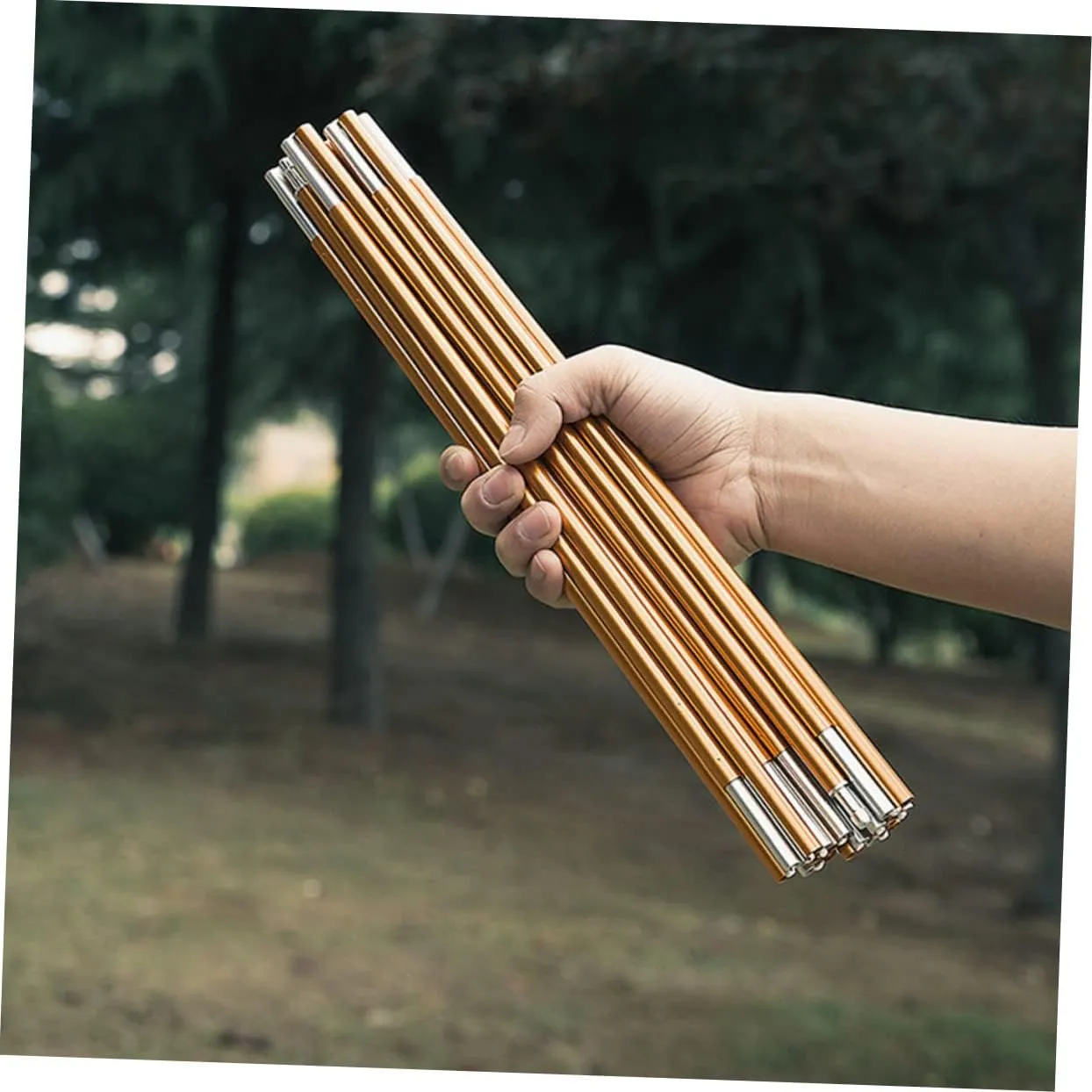 Tent Poles Durable Tent Accessories for Camping Tarp Support Portable Design for