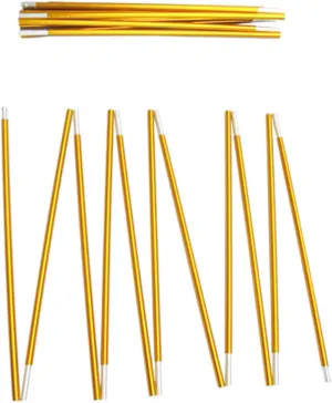 Tent Poles Elastic Support Hiking Outdoor Stake Portable Lightweight Tarp for Camping Foldable King