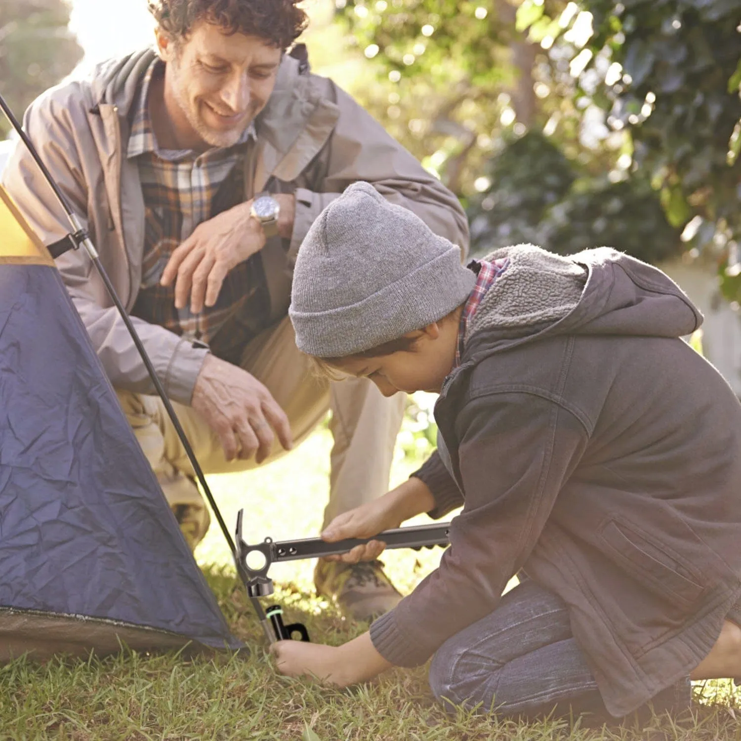 Tent Stakes Camping Hammer Set