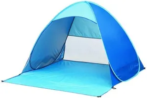 Tent Windproof Waterproof Camping Tent Outdoor Open Tent,2 People,190T Silver Coated Taffeta Material,2 Seconds Speed Open No Need to Build,Waterproof and UV Resistant,Suitable for Picnics