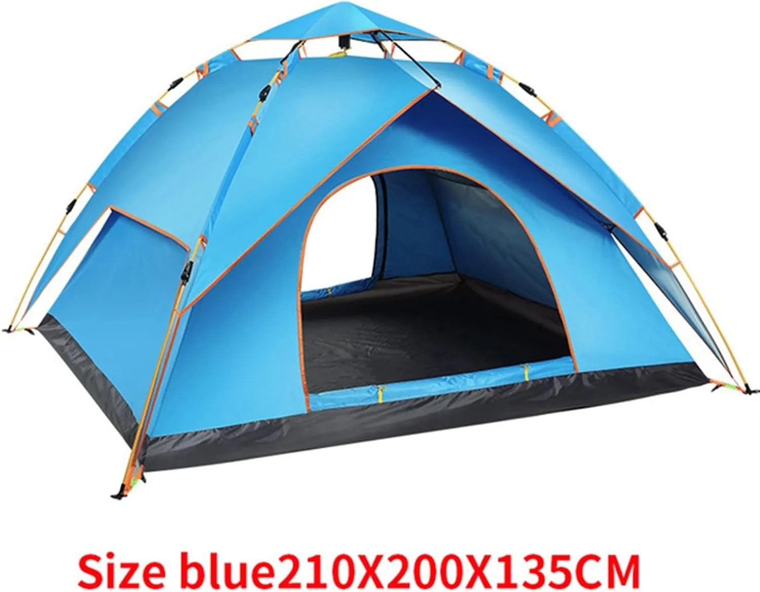 Tents 3-4 Person Fully Automatic Tent, Waterproof, UV Resistant, for Beach, Camping, Camping