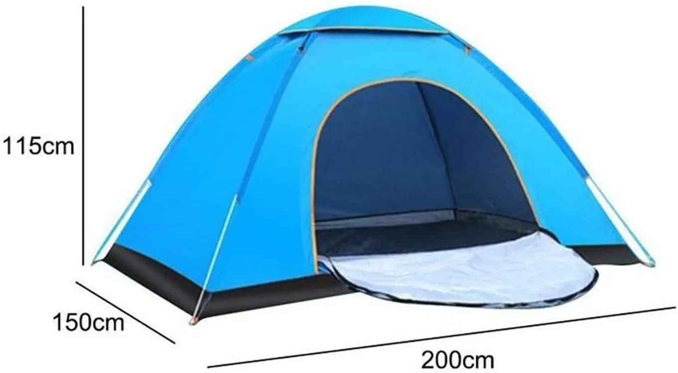 Tents Automatic Camping Tent 1-2 Person Family Tent Double Layer Instant Setup Awning Outdoor Protable Backpacking Tent Hiking Travel