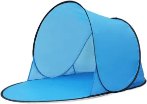 Tents Camping Tent Pop Up Tent Summer Sea Polyester Sun Shelters Travel Hiking Beach Tent Garden Outdoor Water Camping Accessories, Sky Blue