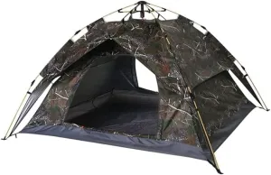 Tents for Camping Beach Tents Camping Camouflage Tent Double Layer Anti-UV Tents Thicken Rainproof Circulating Ventilation 3-4 Persons Outdoor Tent Family Tents for Camping Hiking Traveling