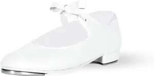 Theatricals Womens Tap Star Ribbon Tie Elastic Tap Shoes