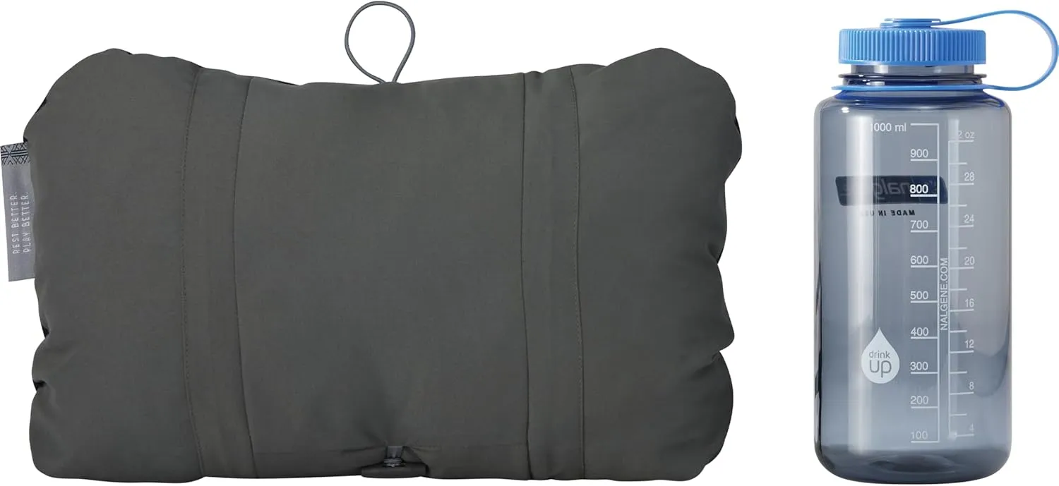 Therm-a-Rest Compressible Cinch Camping and Backpacking Pillow, Regular - 14 x 18 Inch, Desert