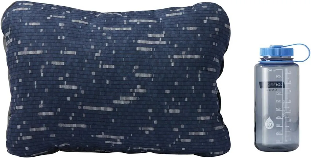 Therm-a-Rest Compressible Cinch Camping and Backpacking Pillow, Regular - 14 x 18 Inch, Warp Speed Print