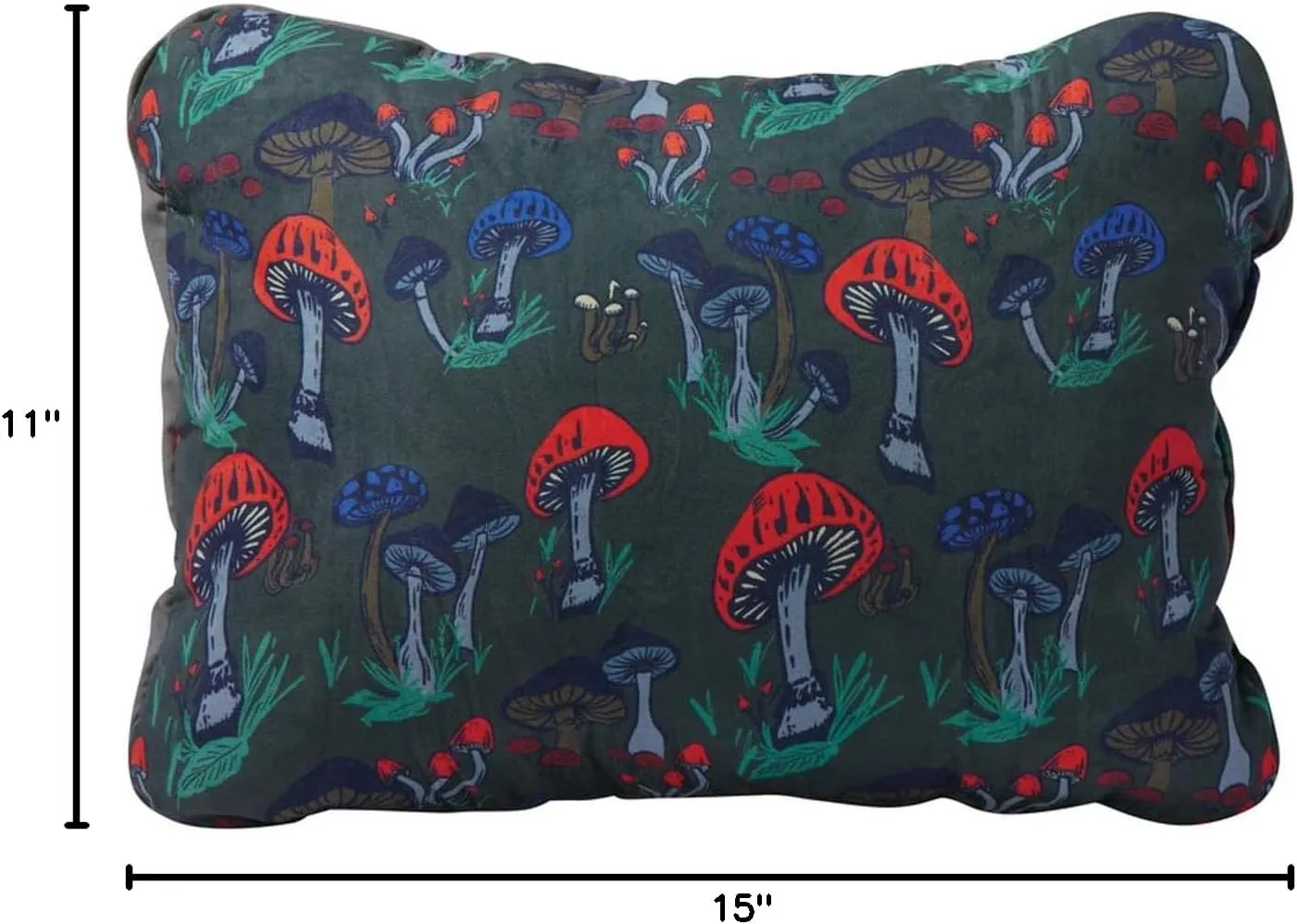 Therm-a-Rest Compressible Cinch Camping and Backpacking Pillow, Small - 12 x 16 Inch, Fun Guy Print