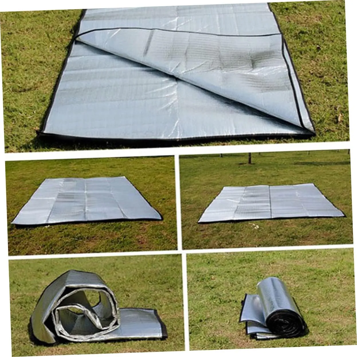 Thermal Foam Blanket Sleeping Pads for Floor Two Person Tent Tent Mat Tent Floor Padding for Camping Folding Sleeping Mat Sleeping Mattress Camping Kneeler Mat Carpet Beach Mat
