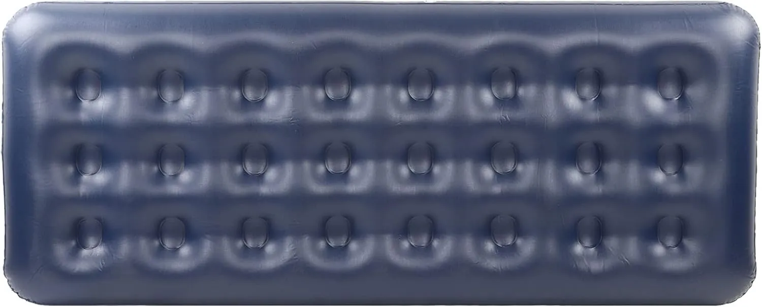 Thickened High Resilience Flocked Top Inflatable Mattresses Easy to Inflate Camping Portable Sleeping Mat