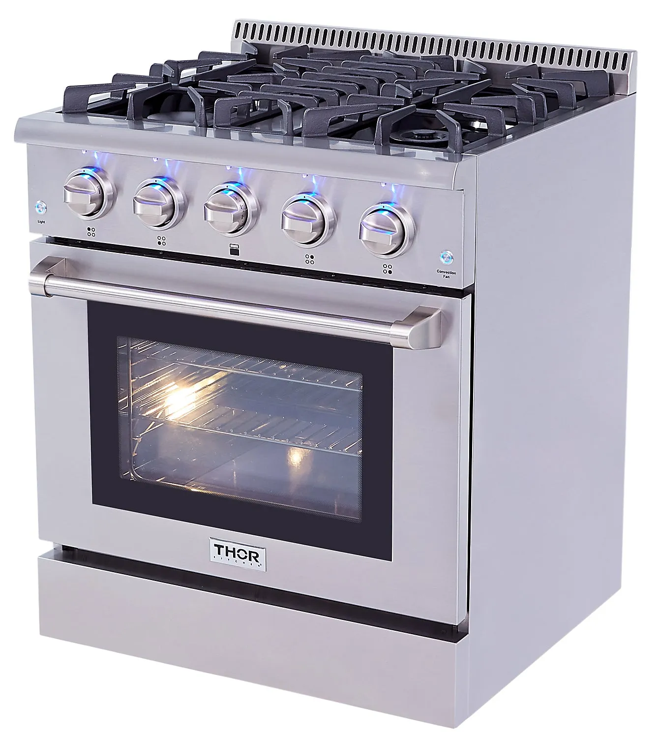 Thor Kitchen 4.2 Cu. Ft. Professional Gas Range - HRG3080U-SS|Cuisinière professionnelle à gaz Thor Kitchen de 4,2 pi³ – HRG3080U-SS|HRG3080S