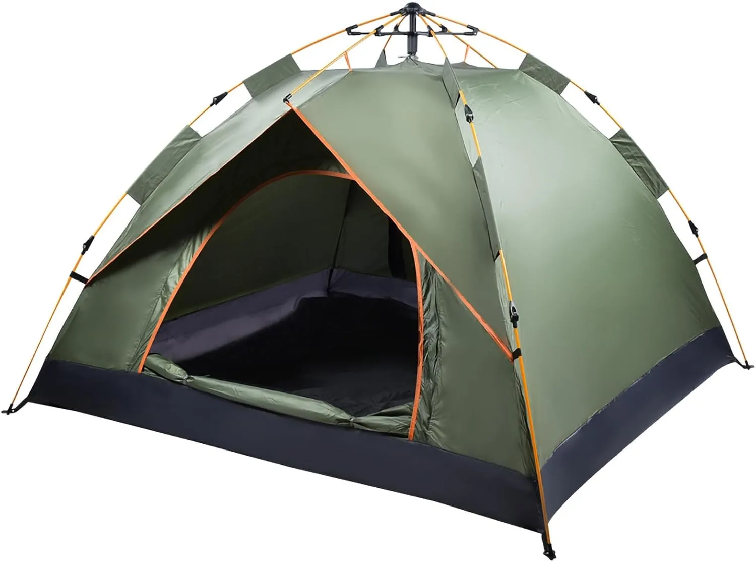 Topyond 4 Person Tent for Camping, Instant Tent, Waterproof Automatic Outdoor Tent, Anti UV Portable Family Tent, Easy Setup Hiking Tent for Travel, Beach, Backyard
