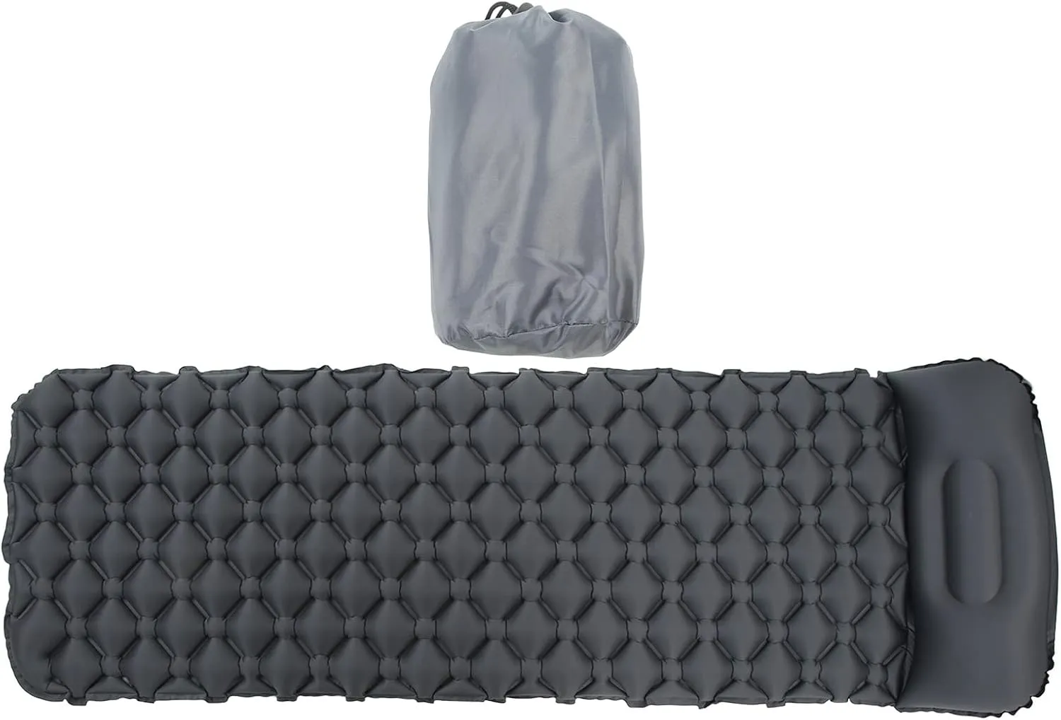 Topyond Ultralight Inflatable Camping Sleeping Pad, Portable Leakproof Single Air Mattress with Pillow and Storage Bag for Outdoor Camping