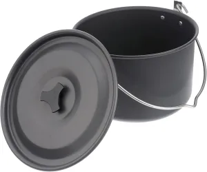 Totority 4l Aluminum Camping Pot Non-Stick Cooking Pot for Outdoor Activities Safe Healthy for The Whole Family