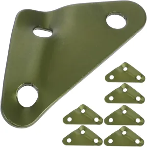 Totority Multifunctional Camping Tent Windproof Rope Tensioner Aluminum Alloy Triangle Adjuster Buckles for Outdoor
