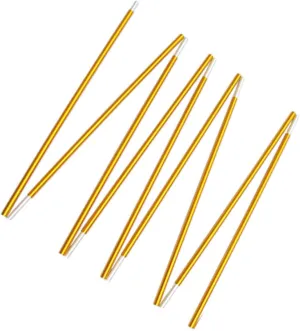Totority Tent Poles Camping Canopy Portable Stake Foldable Support Lightweight Hiking Outdoor Elastic Telescoping