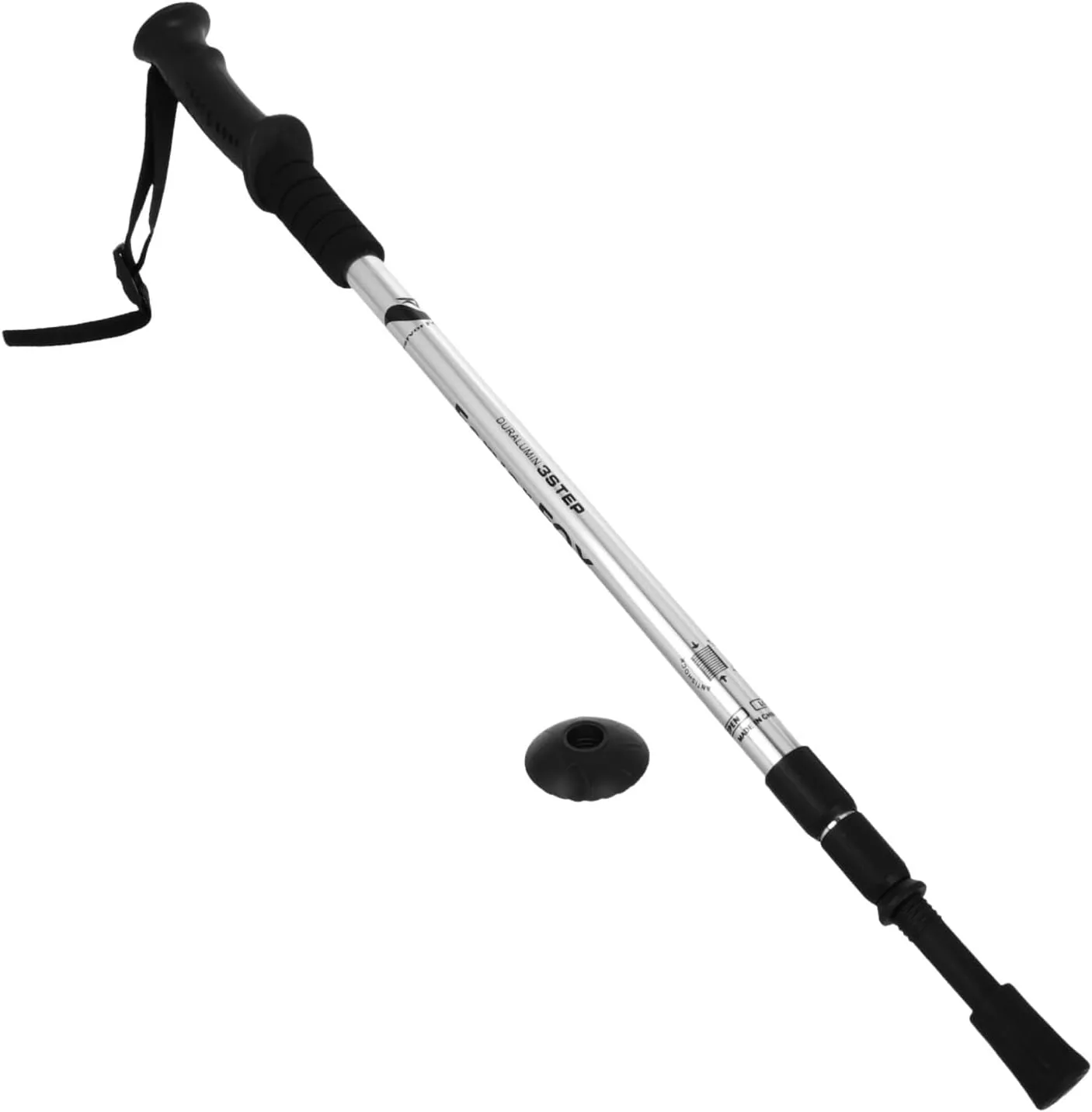 Totority Versatile Trekking Poles Collapsible Hiking Lightweight Aluminum with Shock Absorption Comfortable Handle Options