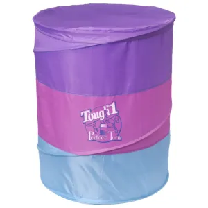 Tough-1 Perfect Turn Collapsible Barrel Set of 3- Purple/Raspberry/Teal