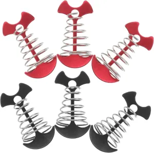 TOYANDONA Deck Anchor Pegs 6pcs Aluminum Alloy Fishbone Tent Nails for Securing Ropes