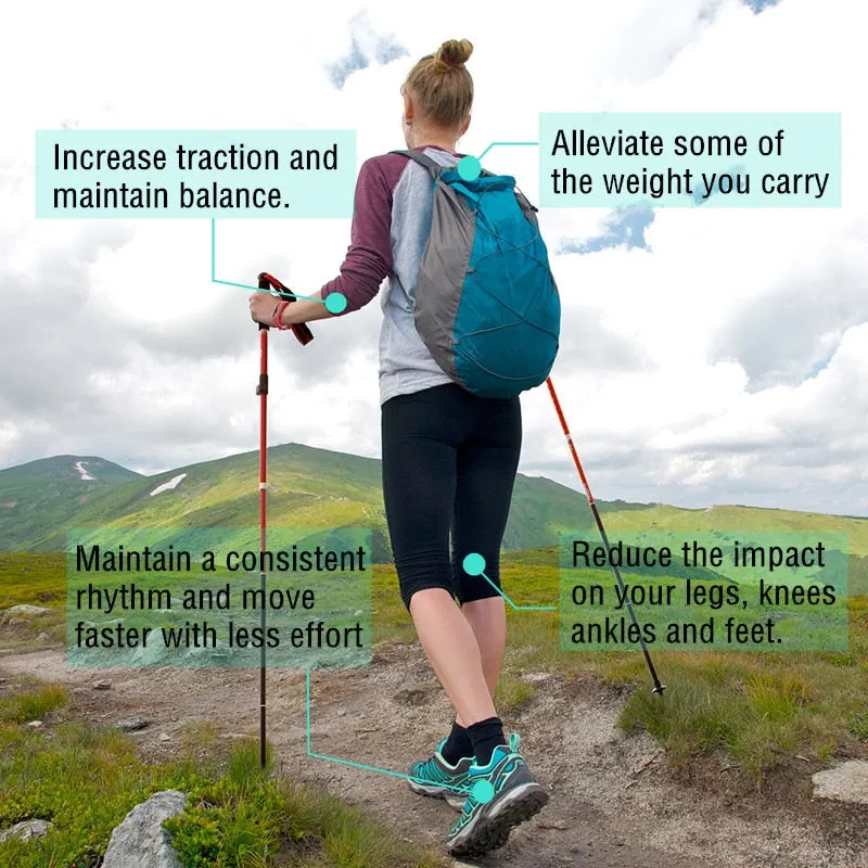 Trail-Ready Collapsible Hiking Stick