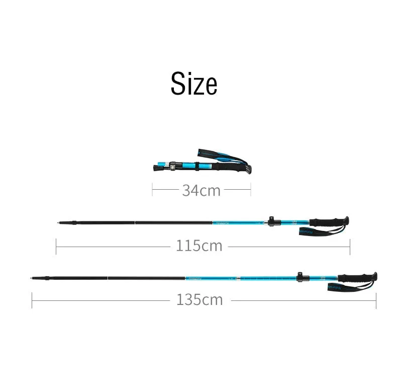 Trail-Ready Collapsible Hiking Stick
