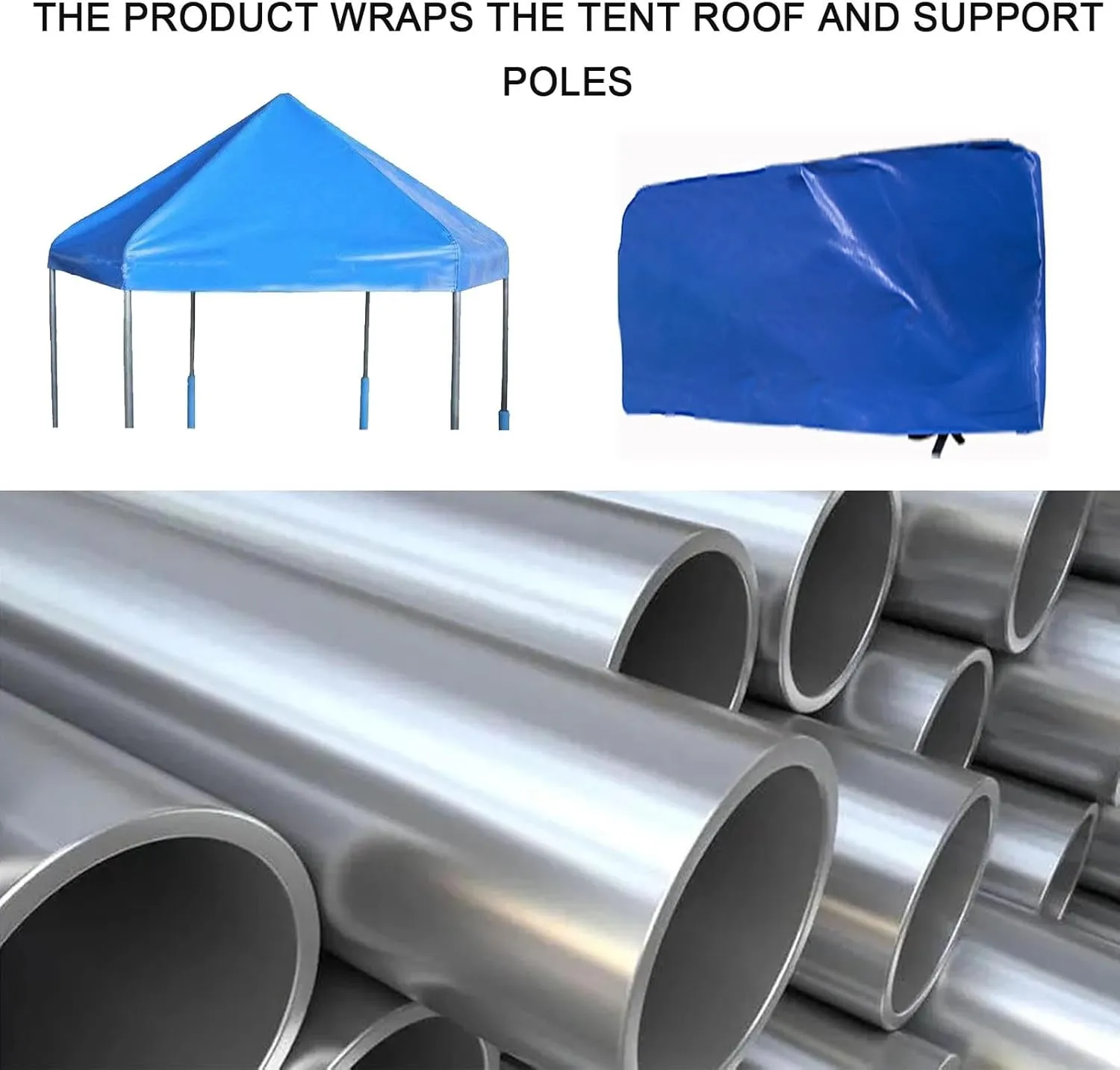 Trampoline Canopy Shade Cover for 6ft-16ft Frames, Protective UV Canopy for Trampoline Accessories, Durable Weather-Resistant Trampoline Shade, Outdoor Fun