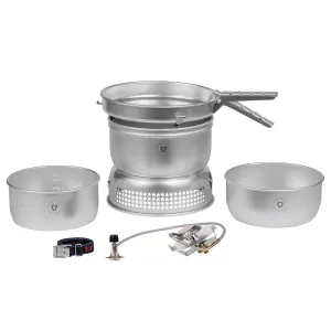 Trangia compact ultralight aluminum stove set liquid gas burner camping hiking