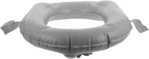 Travel Toilet Seat Cushion Inflatable Pad Padded Toilet Seat Suction Cup Lightweight for Home Elderly
