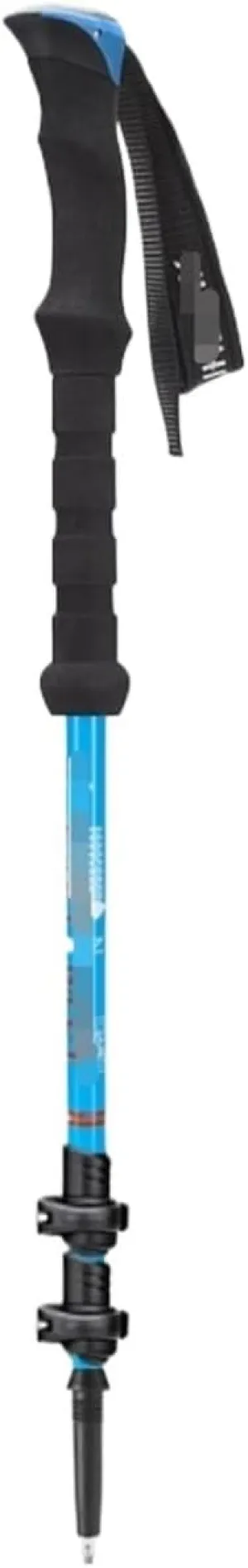 Travel Trekking Pole Adjustable Hiking Walking Sticks Ultralight Carbon Fiber Trekking Poles for Camping Climbing Outdoor Activities(Blue)